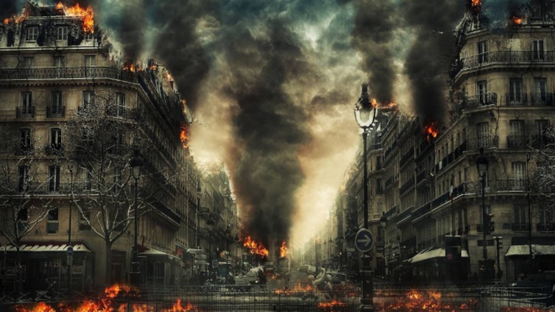 Obraz Wojny w mieści