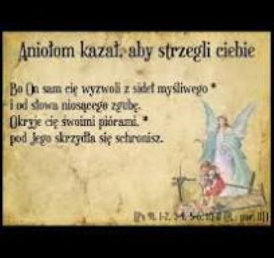 Posyłem Amiołów Stróżów