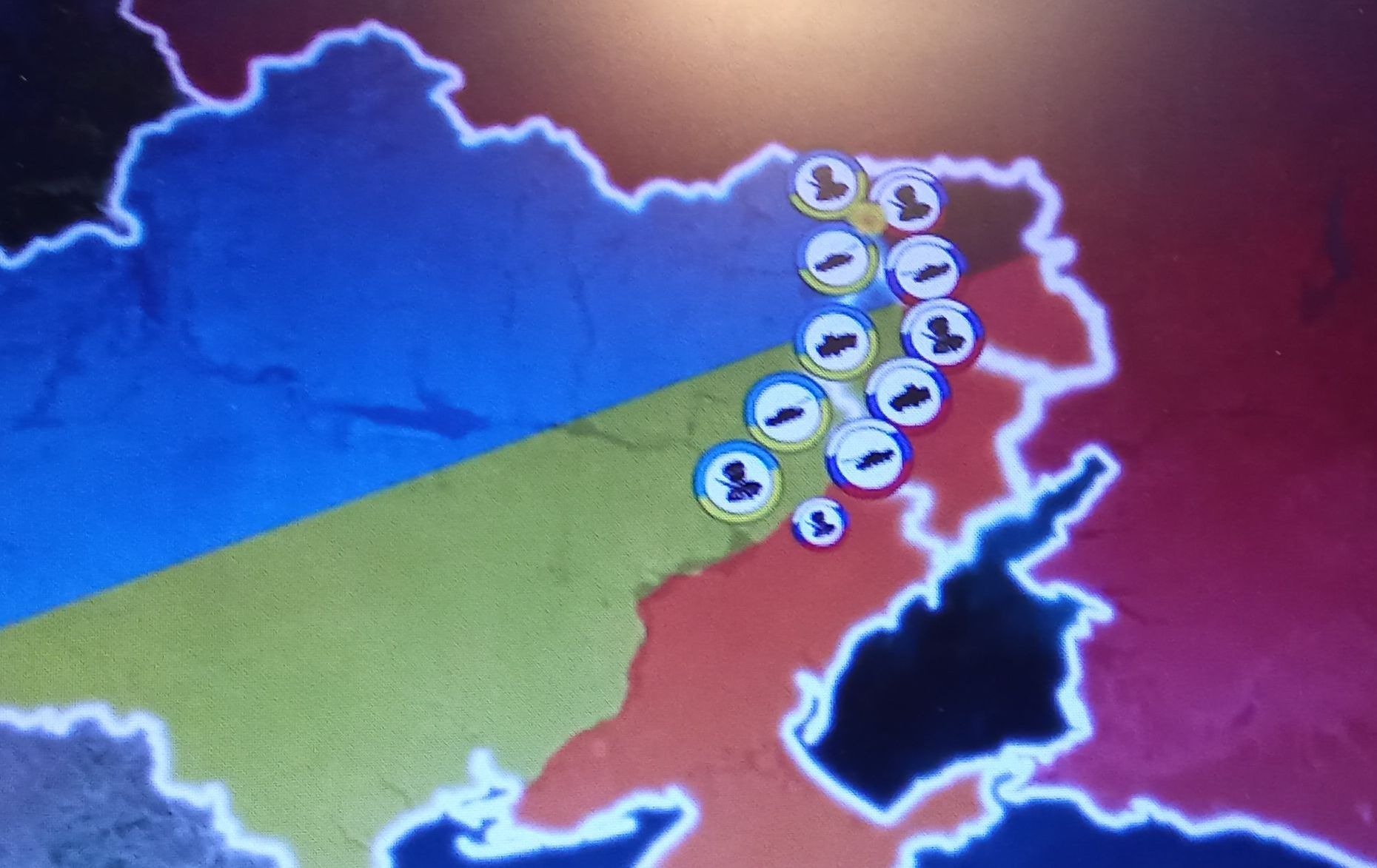 Rosja i Ukraina rycina