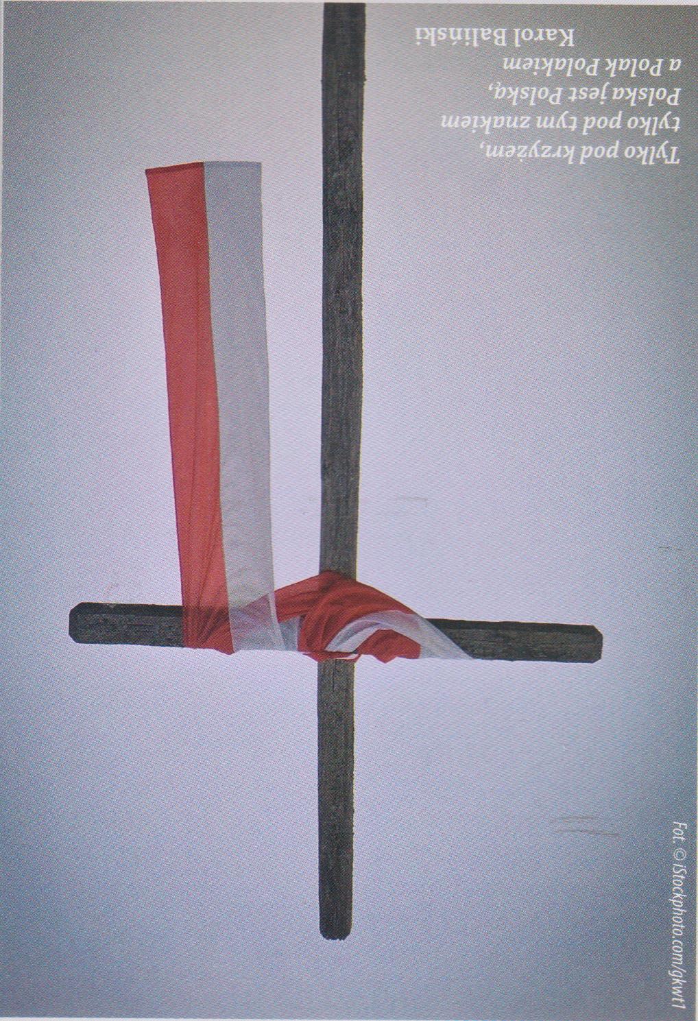 Krzyż z flagą