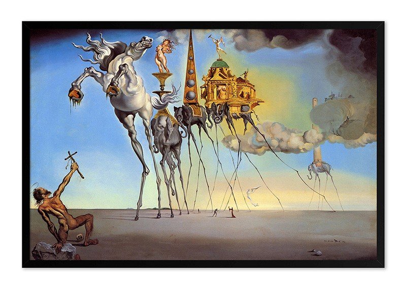 SALVADOR DALI KUSZENIE SWIETEGO ANTONIEGO