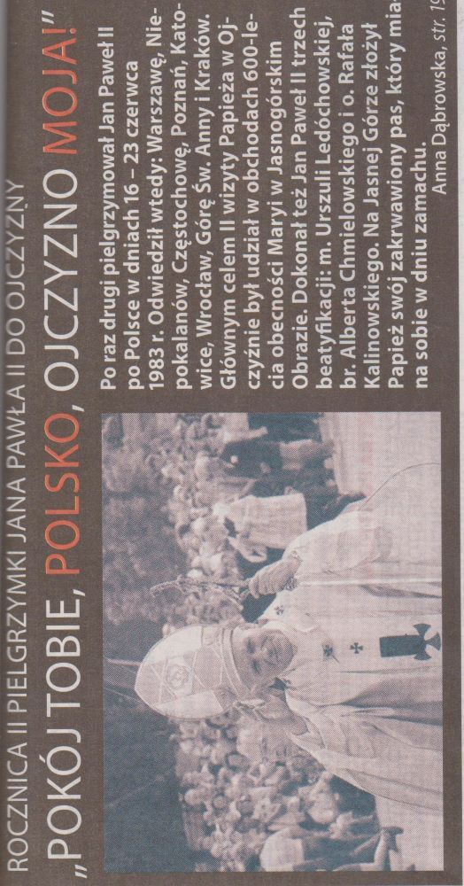 JP II o ojczyźnie