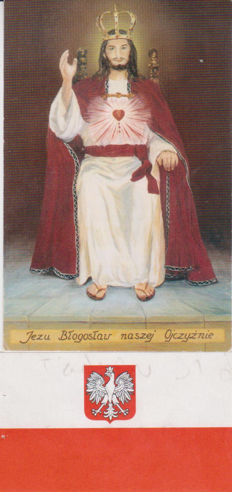 Pan Jezus błogosławiący ojczyźnie