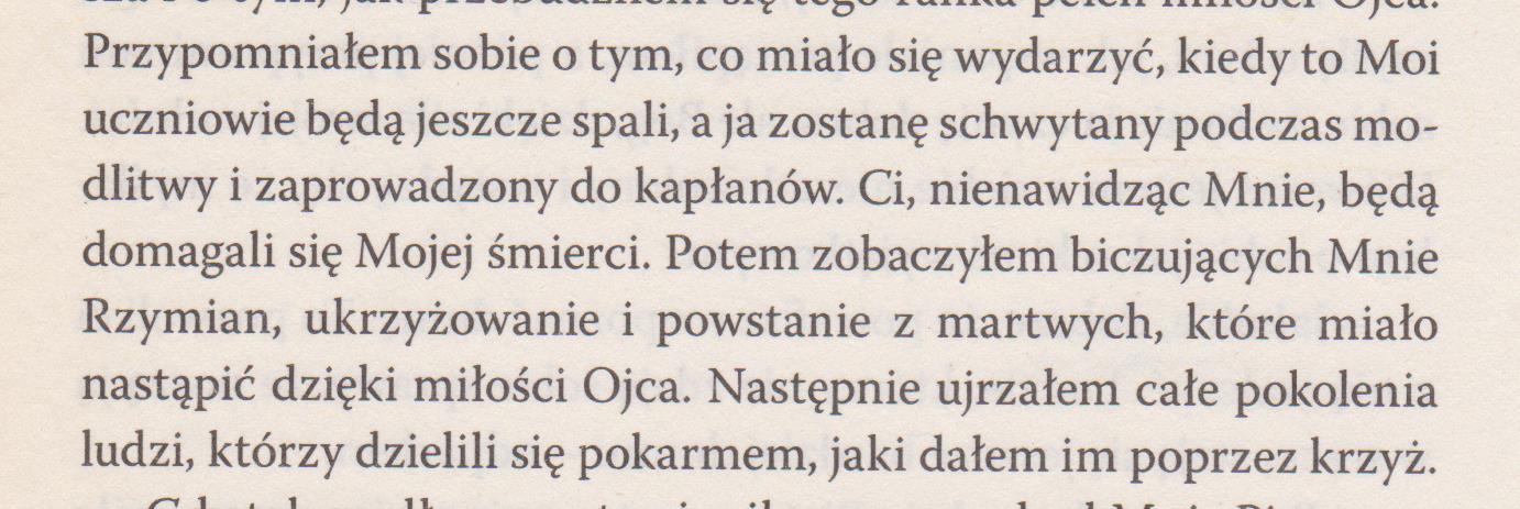 Jezus o swojej męce
